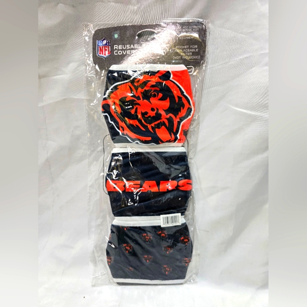 NFL Chicago Bears Face Masks Set